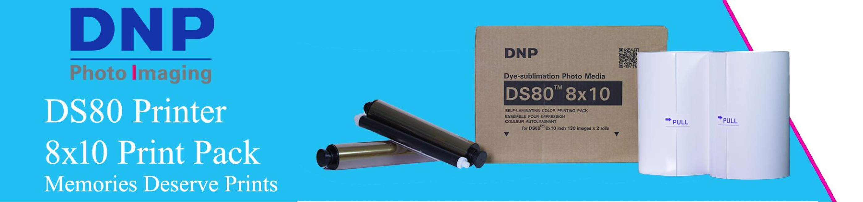 DNP RX1(HS) 4x6 pack. 2 Rolls Of 4x6 Media (700 Prints/Roll)